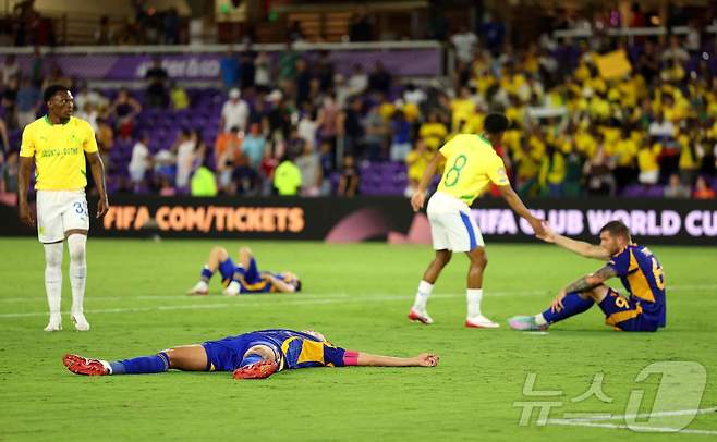 클럽 월드컵 첫 경기에서 패배한 울산 HD. ⓒ AFP=뉴스1