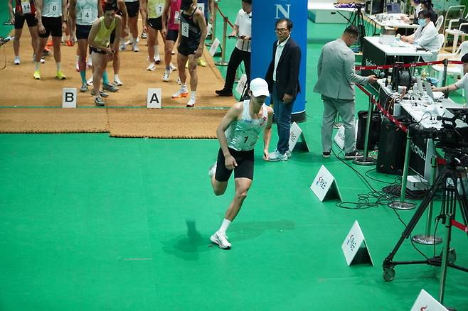 전웅태가 제36회 문화체육부관광부 장관기 전국근대5종겨기대회에서 우승을 차지했다. 사진 | 대한근대5종연맹