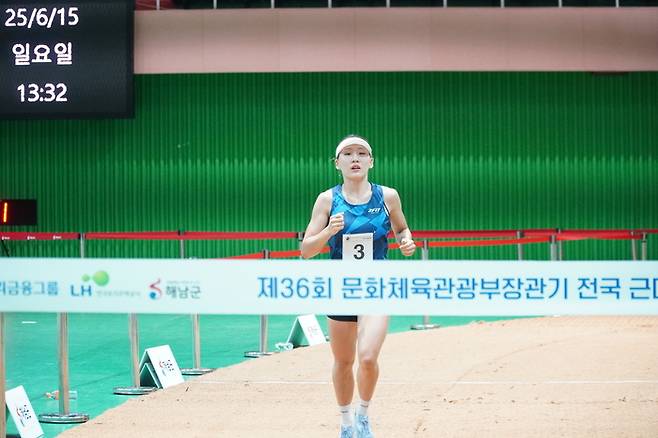 성승민이 제36회 문화체육부관광부 장관기 전국근대5종겨기대회에서 우승을 차지했다. 사진 | 대한근대5종연맹