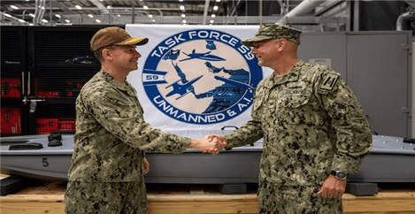 미 중부사령부 TF59 창설식 (사진=미국 해군)