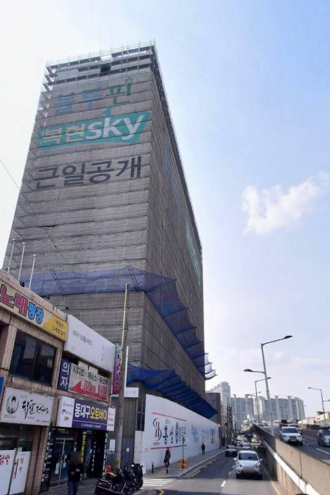 ㈜나진이 낙찰 받은 대구광역시 북구 복현동 416-2 소재 토지 및 건물. /네이버 지도