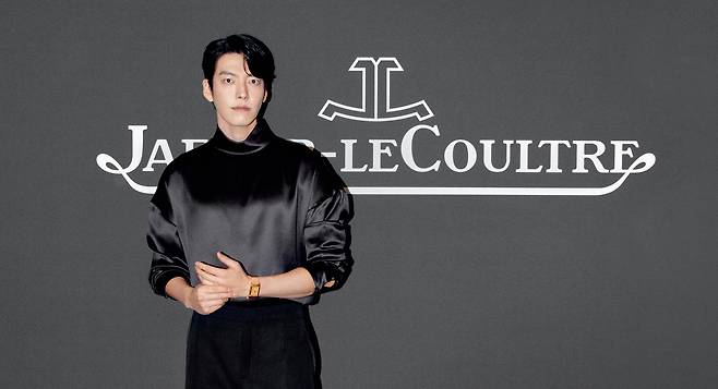 박람회를 찾은 브랜드 글로벌 홍보대사 배우 김우빈. 사진 예거 르쿨트르