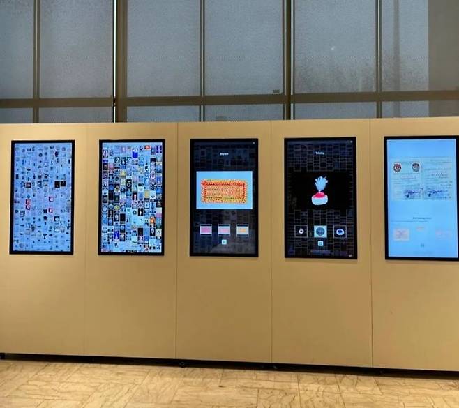 ACC가 키르기스스탄에 지원한 디지털아카이빙 기반 전시. (사진=ACC 제공) *재판매 및 DB 금지