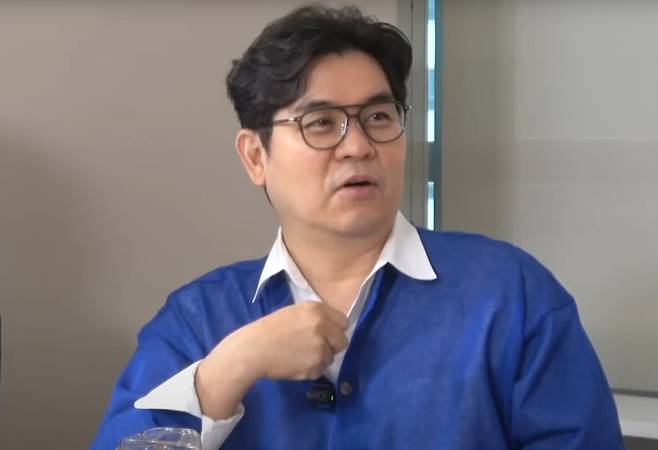 방송인 김용만. 유튜브 채널 '조동아리' 캡처.