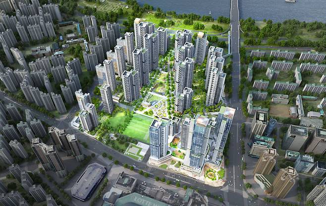 재건축되는 서울 송파구 잠실5단지의 조감도. /서울시