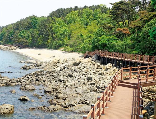 육도는 하루 한 번 열리는 조용한 평화의 섬으로 여행객에게 힐링 장소로 유명하다. /경기관광공사 제공