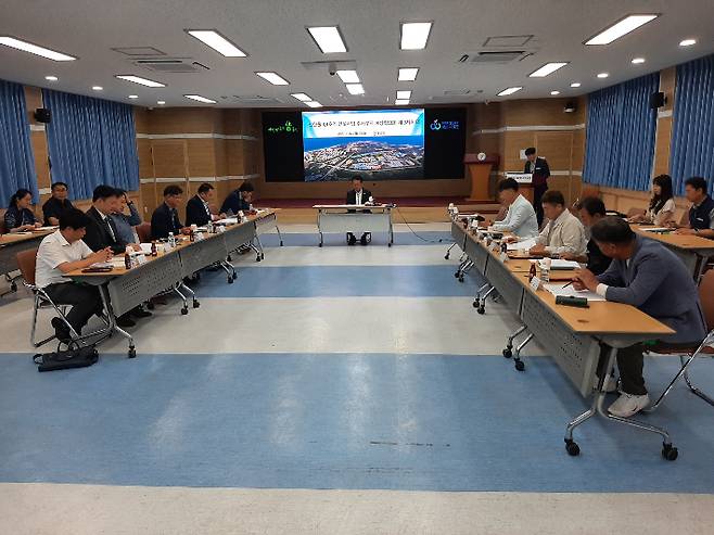 신한울 3·4호기 추가부지 보상협의회 제3차 회의. 울진군 제공