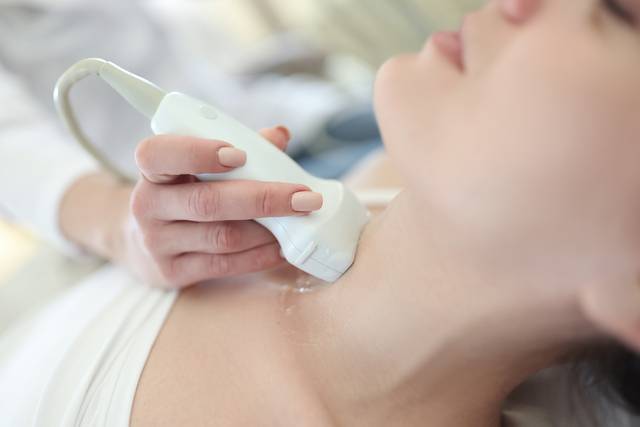 갑상선암은 대부분 갑상선 초음파 등 건강검진에서 우연히 발견되는 경우가 많다. 게티이미지뱅크