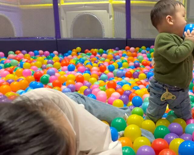 손연재가 키즈카페에 가기 전 남편과 말다툼을 했다고 밝혔다. / 유튜브 '손연재'