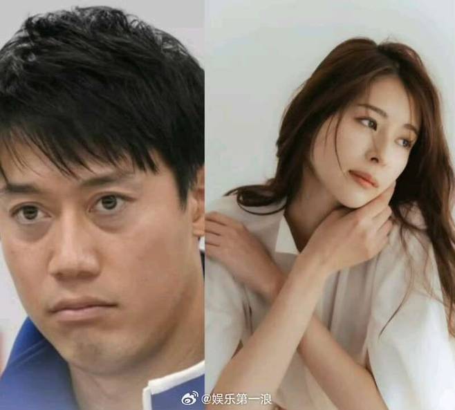 일본을 대표하는 테니스 스타 니시코리 게이와 불륜 의혹 상대인 모델인 오구치 아즈키. 인터넷웹사이트 갈무리