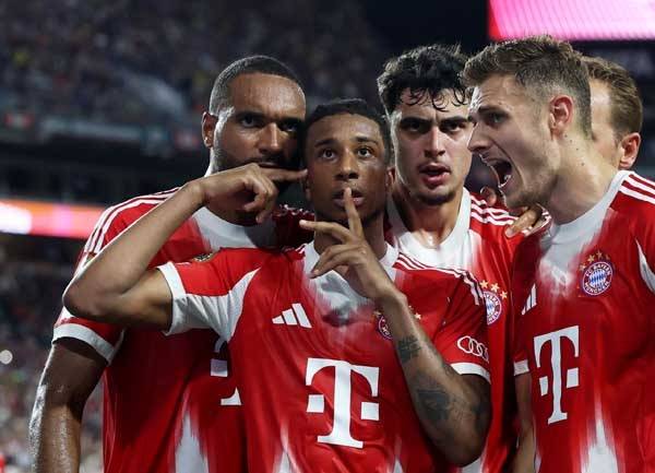 결승골을 넣은 올리세가 환호하고 있다. 사진= REUTERS= 연합뉴스 제공