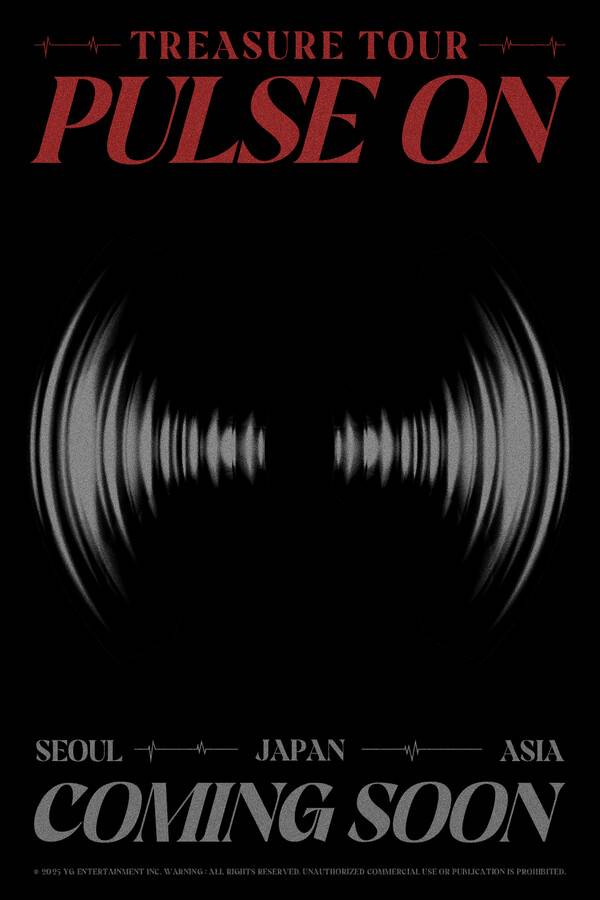 ▲ 트레저 아시아 투어 '펄스 온' 포스터. 제공|YG엔터테인먼트
