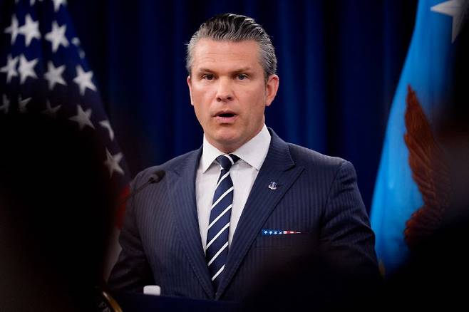 피트 헤그세스 미국 국방부 장관 (사진=AFP)