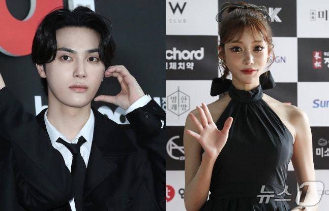 더보이즈 주학년(왼쪽), 아스카 키라라. ⓒ News1