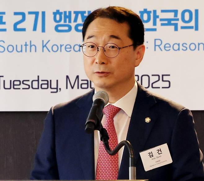 김건 국민의힘 의원. / 사진=최혁 기자