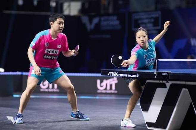 한국 탁구 혼합 복식 간판 임종훈(왼쪽)과 신유빈. WTT 인스타그램 캡처