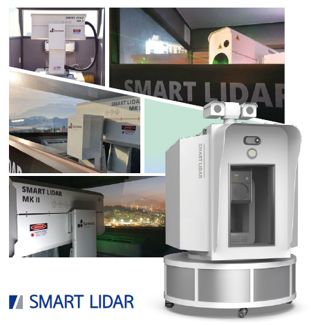 산업단지 대기오염 24시간 감시장치 스캐닝 라이다. 사진 제공 = 경기도