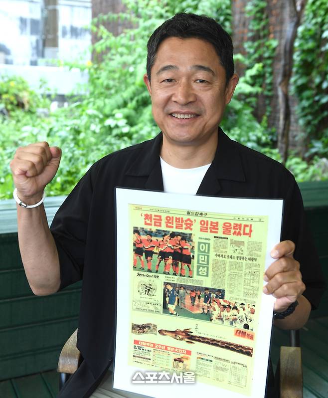 이민성 U-22 축구국가대표팀 감독이 스포츠서울 창간 40주년 인터뷰에 앞서 포즈를 취하고 있다. 최승섭 기자 thunder@sportsseoul.com