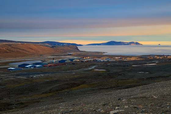 미 우주군 소속의 그린란드 피투피크 기지 전경. 미 우주군