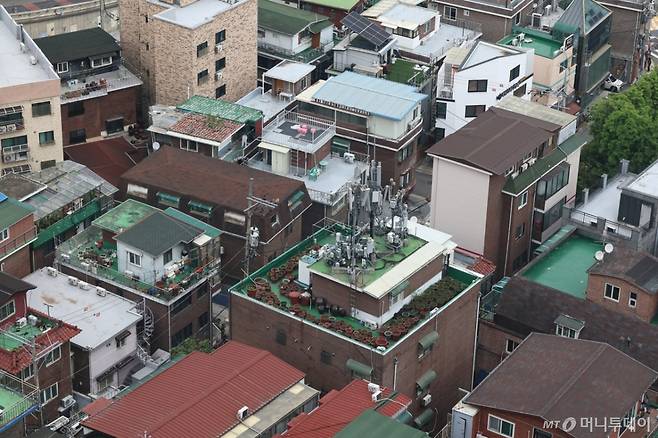 서울 시내 한 빌라 밀집지역의 모습. /사진=(서울=뉴스1) 김도우 기자