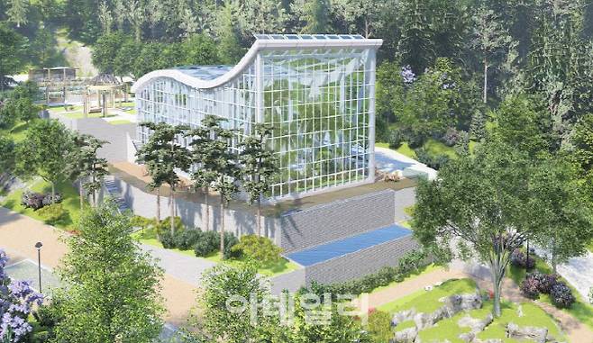 광명시 ‘가학산 수목원’ 내 조성될 전시온실 조감도.(사진=광명시)