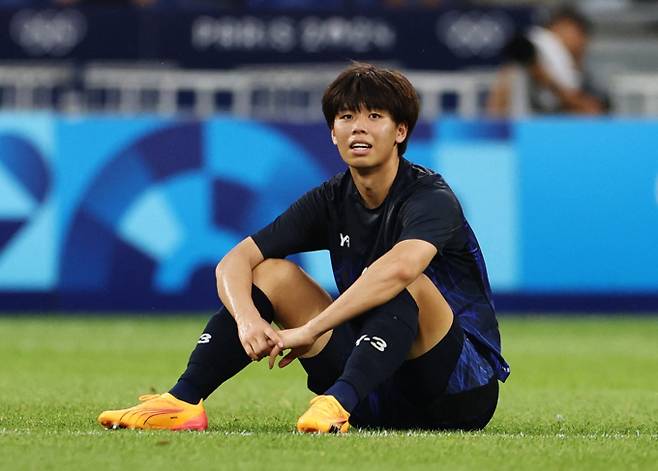 토트넘 홋스퍼가 J리그 가와사키 프론탈레에서 활약 중인 중앙 수비수 타카이 고타 영입을 앞두고 있다. 사진은 일본 축구국가대표로 활약 중인 타카이의 모습. /사진=로이터