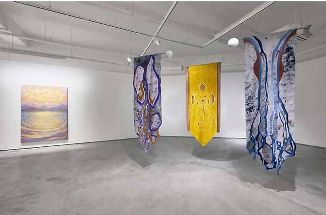 The Mutable Line' 전시 전경 *재판매 및 DB 금지