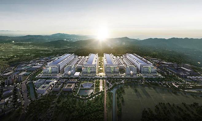 SK하이닉스 용인 반도체 클러스터 조감도. SK하이닉스 제공