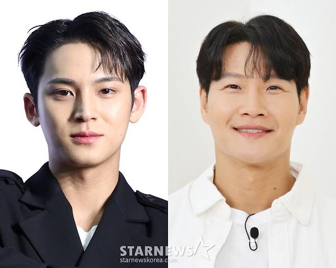 세븐틴 민규, 김종국 /사진=스타뉴스