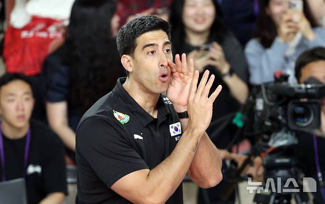 이사나예 라미레스 한국 남자배구 대표팀 감독. /사진=대한배구협회 제공