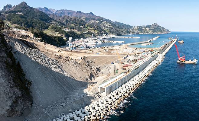 울릉도 공항 공사 현장. /자료사진