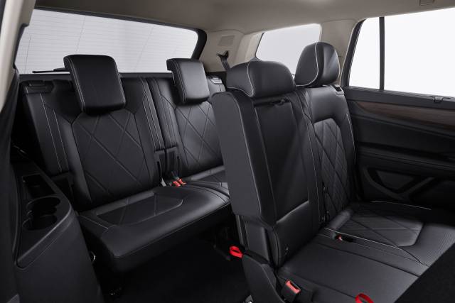 폭스바겐 신형 아틀라스의 2·3열 내부 공간. 사진제공=폭스바겐코리아