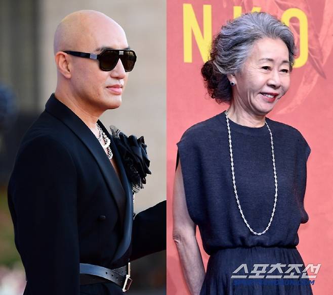 홍석천(왼쪽), 윤여정. 스포츠조선DB