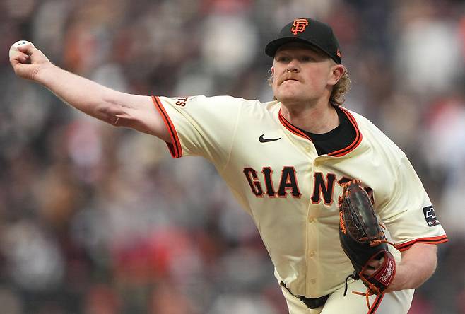 샌프란시스코 선발 로간 웹. AFP연합뉴스