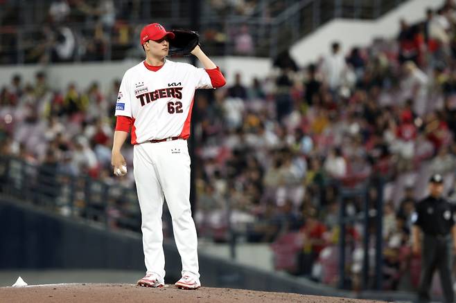 KIA 타이거즈 마무리 투수 정해영. /사진=KIA 타이거즈 제공