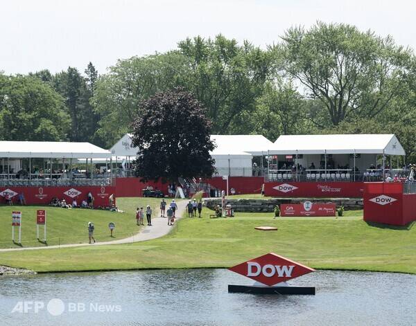 전인지, 윤이나, 리디아 고, 이소미, 이정은6, 박성현, 유해란, 김세영, 임진희, 다니엘 강 프로 등이 출전한 2025년 미국여자프로골프(LPGA) 투어 2인 1조 팀 경기인 다우 챔피언십 1라운드 대회장 모습이다. 사진제공=ⓒAFPBBNews = News1