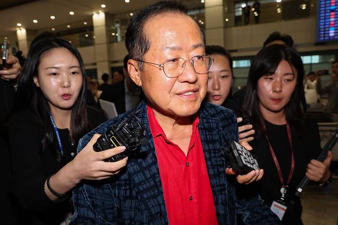 홍준표 전 대구시장. 뉴시스