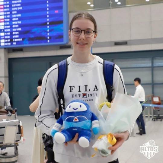 IBK기업은행 아시아 쿼터 선수 알리사 킨켈라 / IBK기업은행 배구단 제공.