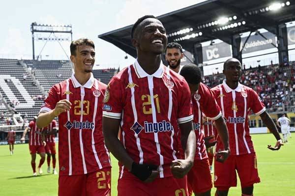 선제골을 터트린 마일루라가 환호하고 있다. 사진= AP= 연합뉴스 제공