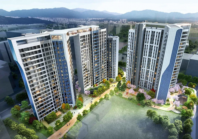 오티에르 포레 조감도.