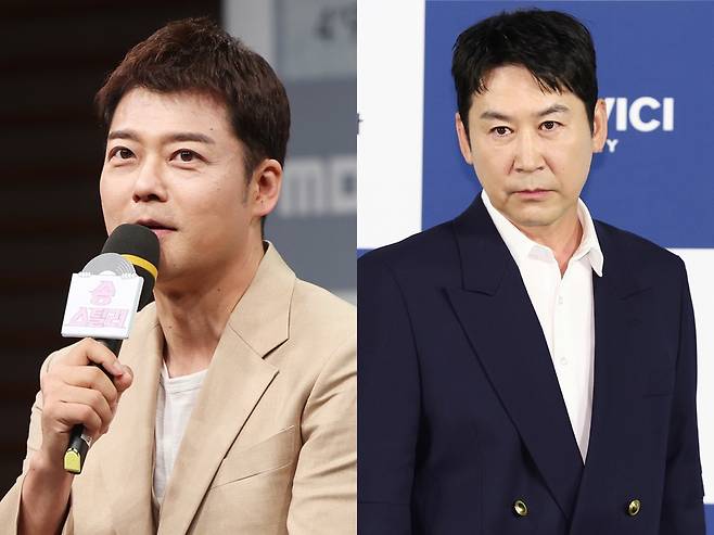 방송인 전현무와 신동엽.세계일보 자료사진.