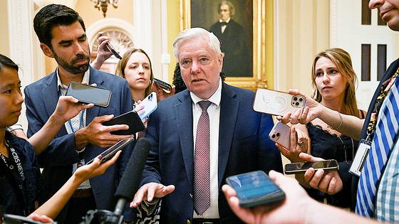 린지 그레이엄 미국 공화당 상원의원. 로이터=연합뉴스