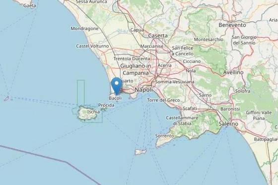 나폴리 인근 캄피 플레그레이 지역에서 규모 4.6 지진 발생. 이탈리아 안사(ANSA) 통신 캡처