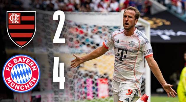 골을 넣고 기뻐하는 해리 케인. /사진=바이에른 뮌헨 공식 SNS