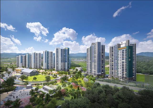 용인 푸르지오 원클러스터 2∙3단지 투시도