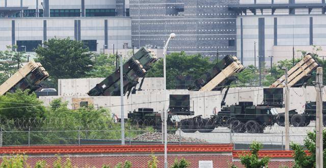 경기 평택시 캠프 험프리스에 배치된 패트리엇 미사일. 연합뉴스