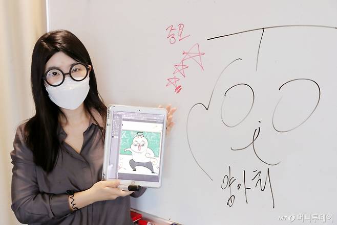 네이버웹툰 'K학원 생존기' 양아최 작가 인터뷰 /사진=김창현 기자 chmt@