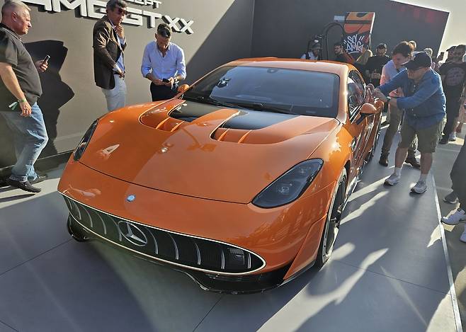 ‘콘셉트 AMG GT XX’ 외관. 독일(아팔터바흐)=서재근 기자