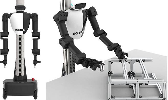 로보티즈의 작업형 세미 휴머노이드 'AI 워커' 모습. 로보티즈 제공