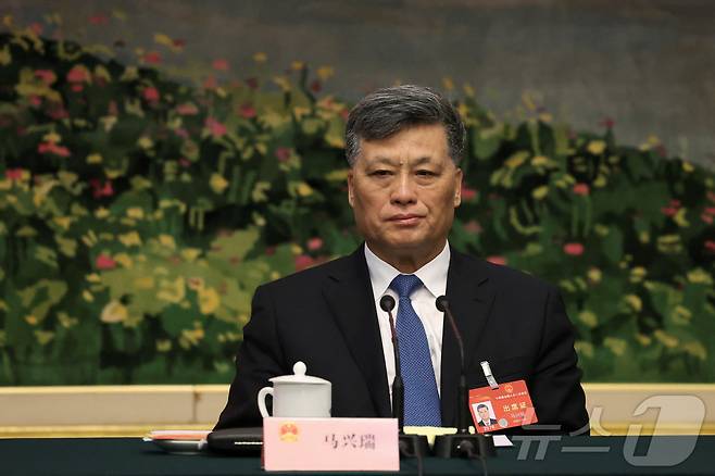 마싱루이 신장 위구르자치구 당서기 ⓒ 로이터=뉴스1 ⓒ News1 정은지 특파원